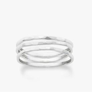 James Avery Silver Stacked Ring